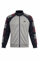 NIKE TRACK JACKET SPORTSWEAR GRIGIO UOMO PRE OWNED L