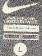 NIKE TRACK JACKET SPORTSWEAR ΜΑΥΡΟ ΑΝΤΡΙΚΟ PRE OWNED L