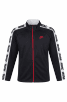 NIKE TRACK JACKET SPORTSWEAR NERO UOMO PRE OWNED L
