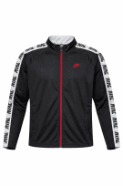 NIKE TRACK JACKET SPORTY NERO UOMO PRE OWNED L