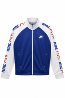 NIKE TRACK JACKET SPORTY WHITE BLUE ΑΝΤΡΙΚΟ PRE OWNED M
