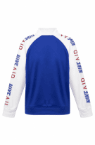 NIKE TRACK JACKET SPORTY WHITE BLUE ΑΝΤΡΙΚΟ PRE OWNED M