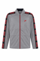 NIKE TRACK JACKET STREETWEAR GREY MEN PRE OWNED L