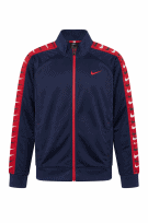 NIKE TRACK JACKET STREETWEAR BLU ROSSO UOMO PRE OWNED M