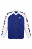 NIKE TRACK JACKET STREETWEAR BLUE WHITE MEN PRE OWNED XL