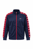 NIKE TRACK JACKET STREETWEAR BLU ROSSO UOMO PRE OWNED L