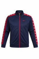 NIKE TRACK JACKET STREETWEAR NAVY ROSSO UOMO PRE OWNED XXL