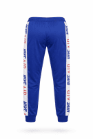 NIKE TRACK PANTS ATHLETIC BLUE MEN PRE OWNED XXL