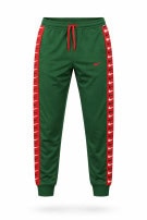 NIKE PANTALONI SPORTIVI SPORTSWEAR VERDE ROSSO UOMO PRE OWNED L