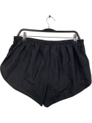 NIKE VINTAGE ATHLETIC RUNNING SHORTS SWOOSH BLACK MEN L