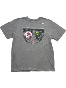 Nike Wisconsin vs Oregon B1G Rose Bowl 2012 T-Shirt Grey Unisex XL