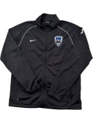 NIKE TRACK JACKET SPORTSWEAR BLACK MEN PRE OWNED S