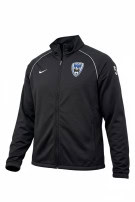 NIKE TRACK JACKET SPORTSWEAR BLACK MEN PRE OWNED S