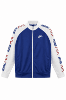 NIKE ΖΑΚΕΤΑ TRACK ATHLETIC ΜΠΛΕ ΛΕΥΚΟ ΑΝΤΡΙΚΟ PRE OWNED 2XL