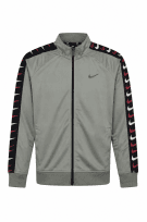 NIKE TRACK JACKET ATHLETIC GREY MENS PRE OWNED L