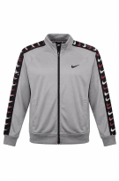 NIKE TRACK JACKET LOGO GRIGIO UOMO PRE OWNED M