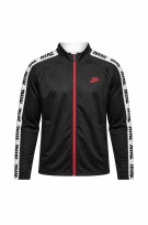 NIKE ΖΑΚΕΤΑ TRACK ΜΕ LOGO ΜΑΥΡΟ ΑΝΔΡΙΚΟ PRE OWNED L