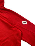 NIKE FELPA ZIP CON CAPPUCCIO SPORTSWEAR ROSSA UOMO PRE OWNED M