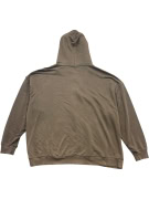 No Boundaries Ζακέτα Φούτερ με Κουκούλα Oversized Μπεζ Unisex XXL