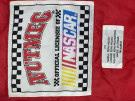 NO FEAR RACING JACKET RETRO BLACK RED MENS PRE OWNED