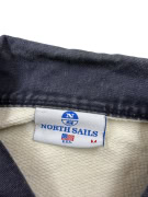 NORTH SAILS felpa stile rugby vintage 