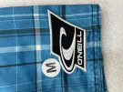 O NEILL CARGO SWIM SHORTS GRAFFITI BLU VERDE მამაკ? PRE OWNED M