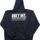 OBEY HOODIE STREETWEAR GRAPHIC ΜΑΥΡΟ ΑΝΤΡΙΚΟ PRE OWNED