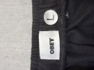 OBEY ΠΑΝΤΕΛΟΝΙ JOGGER MINIMAL ΜΑΥΡΟ ΑΝΤΡΙΚΟ PRE OWNED L
