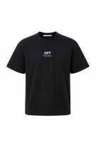 OFF WHITE ΓΚΡΙ T SHIRT GRAPHIC ΜΑΥΡΟ ΑΝΤΡΙΚΟ PRE OWNED M