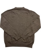 OLD NAVY Maglia da uomo in maglia casual con scollo a V marrone taglia L