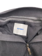 Old Navy Ανδρική Ζακέτα Φούτερ Μαύρη με Φερμουάρ XL