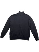 Old Navy Ανδρική Ζακέτα Φούτερ Μαύρη με Φερμουάρ XL