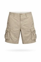 OLD NAVY CARGO SHORTS MINIMAL BEIGE UOMO PRE OWNED L