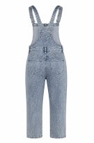 OLD NAVY DENIM PINAFORE OVERALLS VINTAGE WASHED BLUE WOMEN PRE OWNED S