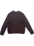 OLD NAVY HALF ZIP ΠΛΕΚΤΟ CLASSIC ΚΑΦΕ ΑΝΤΡΙΚΟ PRE OWNED L