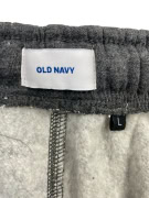 Old Navy pantaloni da tuta da uomo grigi con polsino elastico L