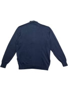 OLD NAVY Cardigan casual in maglia con cerniera blu da uomo XL