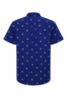 OLD NAVY CAMICIA PALM PRINT BLU UOMO PRE OWNED L