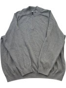 OLD NAVY ΠΟΥΛΟΒΕΡ ΜΕ ΜΙΣΟ ΦΕΡΜΟΥΑΡ MINIMAL ΓΚΡΙ ΑΝΤΡΙΚΟ PRE OWNED XL