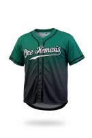 ONE NEMESIS BASEBALL JERSEY GRAPHIC ΠΡΑΣΙΝΟ ΑΝΔΡΙΚΟ PRE OWNED