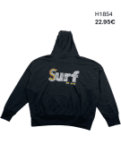 Felpa con cappuccio da donna O\'NEILL stile vintage surf con logo nera L