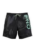 O\'NEILL SWIM SHORTS TROPICAL BLACK UNISEX PRE OWNED XXL