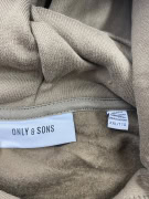 Only & Sons Φούτερ Hoodie Casual Graphic Λαδί Ανδρικό XXL