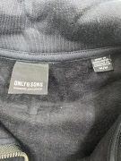 Only & Sons Polo Half-Zip Sweatshirt CASUAL Black Men’s M