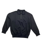 Only & Sons Polo Half-Zip Sweatshirt CASUAL Black Men’s M