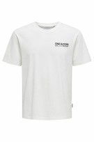 ONLY & SONS T SHIRT GRAPHIC BIANCO UOMO PRE OWNED XL