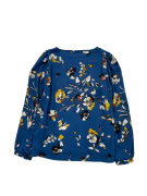 Operà Fashion Blusa da donna con stampa floreale blu da donna M