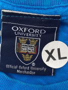 OXFORD UNIVERSITY T SHIRT COLLEGIATE ΜΠΛΕ UNISEX PRE OWNED XL