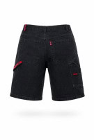PACO SPORT SHORTS DENIM VINTAGE NERO UOMO PRE OWNED L