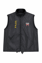 2000s ITAKI BODYWARMER VINTAGE BLACK MEN PRE OWNED S
